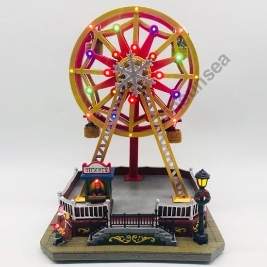 Animated Lighted Ferris Wheel