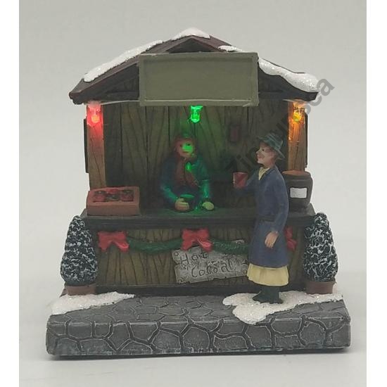 Animated Pre-lit Christmas Shop